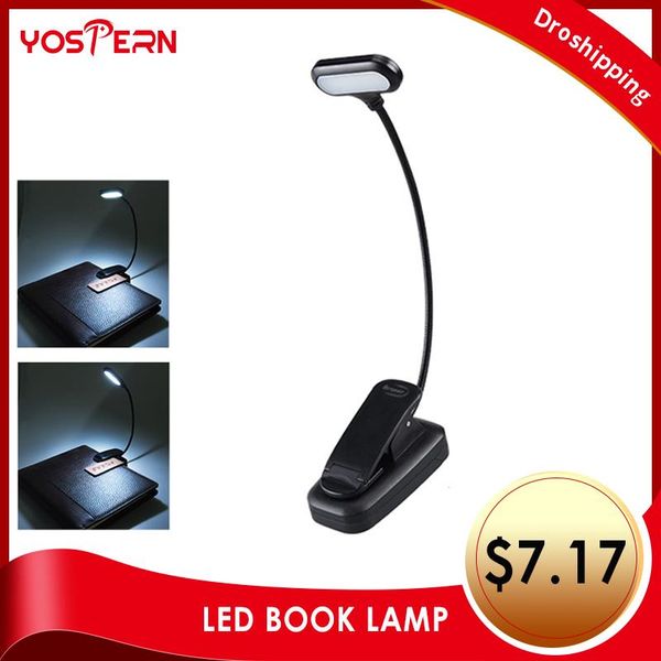 

book lights yospern led lamp creative clip adjustable bedside bedroom light folding eye protection learning reading fill