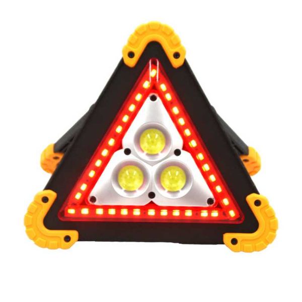 

emergency lights design usb power bank triangle rechargeable car flashing led flood light for camping hiking roadside using