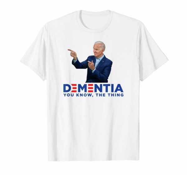 

r1 dementia joe biden president democrats alzheimer funny political white tshirt, White;black