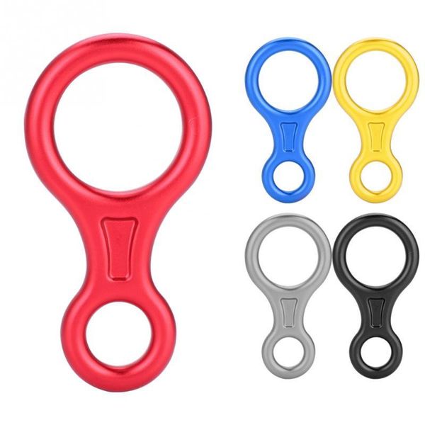 

rock climbing descender 35kn figure 8 word rope rappel ring downhill eight rappelling gear belay device equipment cords, slings and webbing