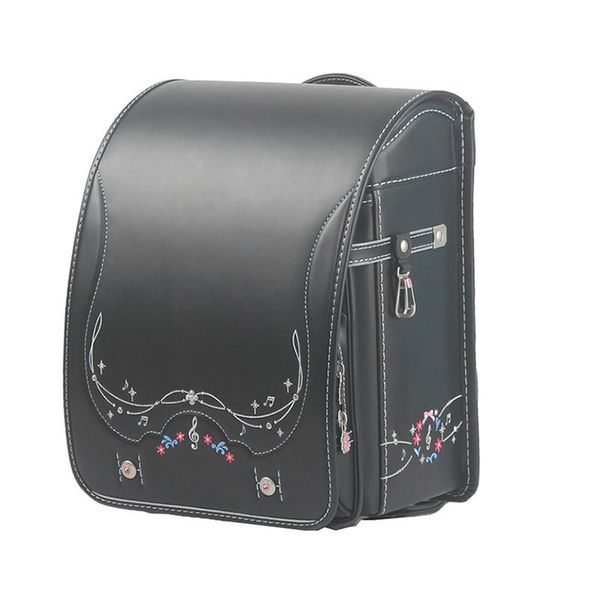

1-3 grade luxury school bags orthopedic backpack automatic lock mochila infantil children pu leather for girls