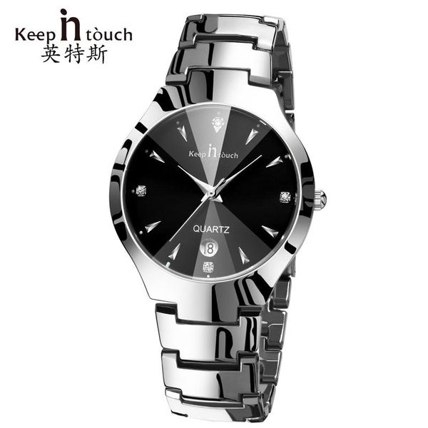 

wristwatches fashion simple men watch stainless steel quartz men's male luminous waterproof clock relogio masculino drop, Slivery;brown
