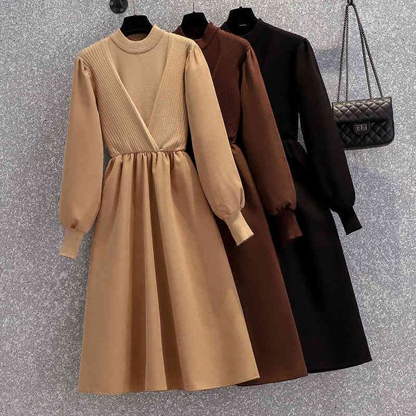 

dress Fat sister in knitted or crocheted black skirt a542, Black;gray