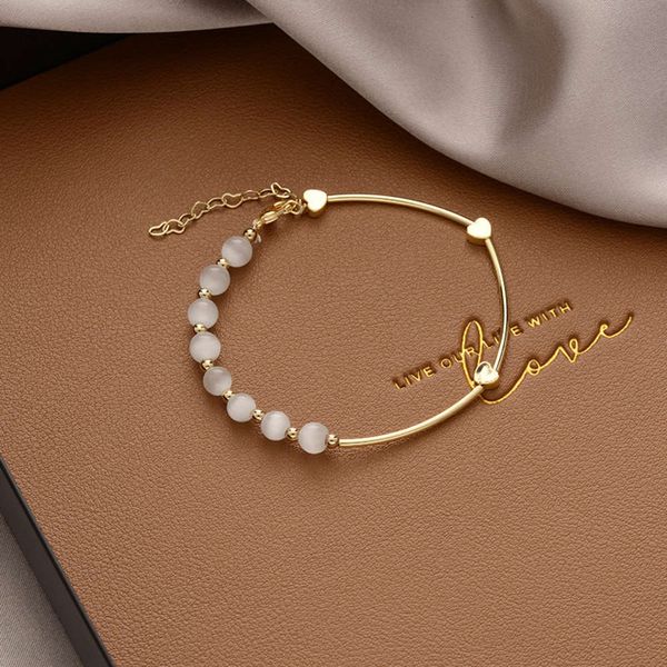 

popular feeling cat's eye bracelet for female students in south korea, Black