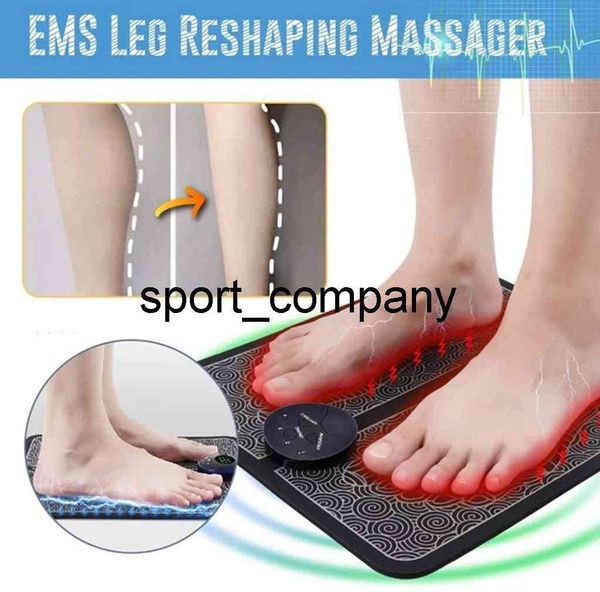 Elektrische Impulse EMS Fußmassage Matte Akupunktur Massagegerät Füße Entspannen Maschine Fuß Vibrator Training Muskel Physiotherapie