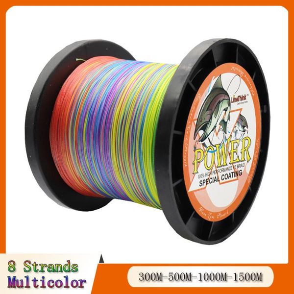 

multicolor braided fishing line 8 strands 300m-1500m super power japan multifilament pe extreme cord braid