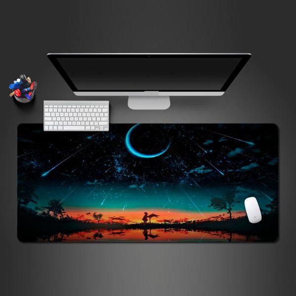 

mouse pads & wrist rests unique creative starry sky abstract pad -selling washable customized non-slip rubber mat large desk