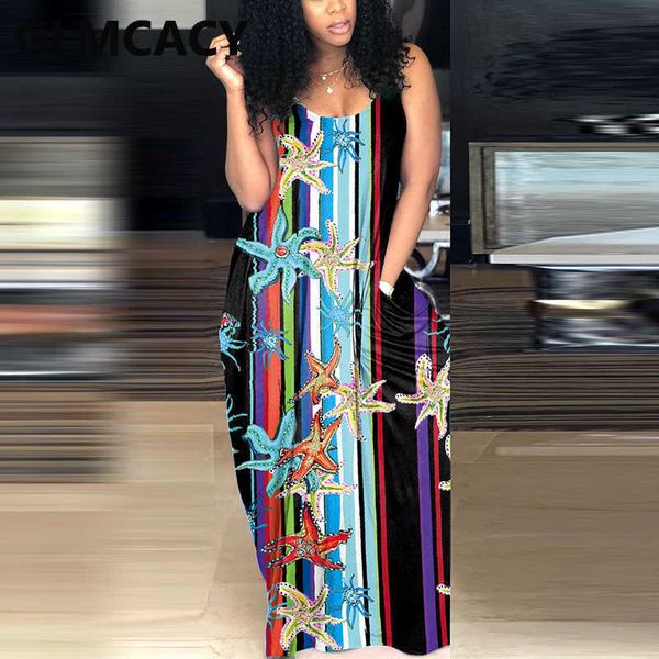 

tropical summer beach loose dress casual maxi dresses 210702, Black;gray