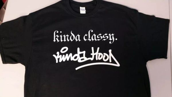 

kinda classy kinda hood graffiti girl funny t-shirt tee small-5xl, White;black