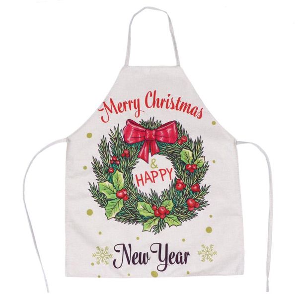 

aprons 1pc christmas home apron creative cartoon stylish party for kitchen