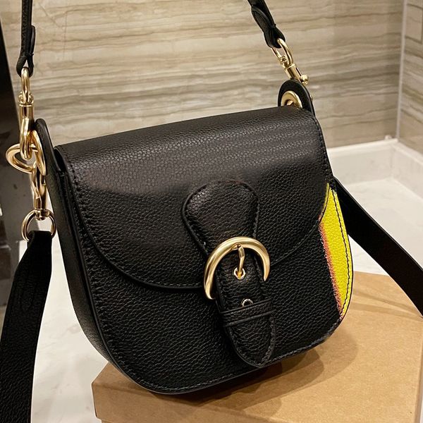 

shoulder bags handbags designer crossbody tote bag saddle totes handbag cross body artwork genuine leather fashion brand with original box 4