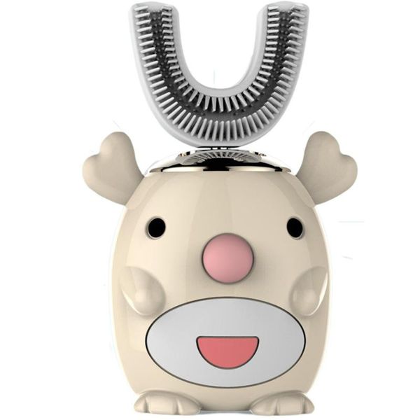 

smart 360 degrees u-shaped electric toothbrush kids silicon automatic ultrasonic teeth tooth brush cartoon cute for children