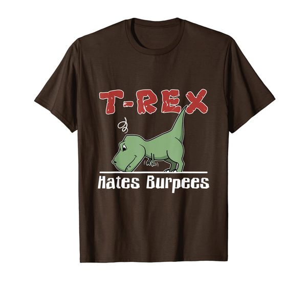 

T-Rex hates Burpees Funny Burpee Shirt Gift for Workout, Mainly pictures