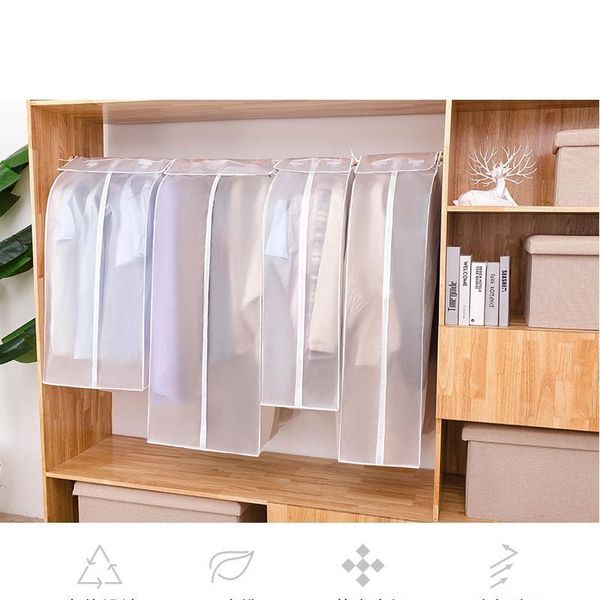 

clothing & wardrobe storage clothes dust cover dustproof garment cloth waterproof suit coat protector bag hanging organizer