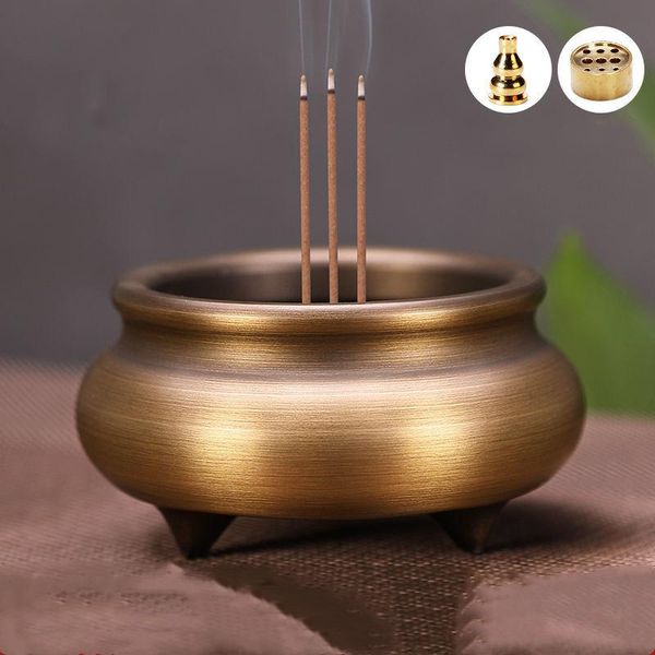 

incense burner pure copper oversized household indoor wire buddhism insertion consecrated supplies fragrance lamps