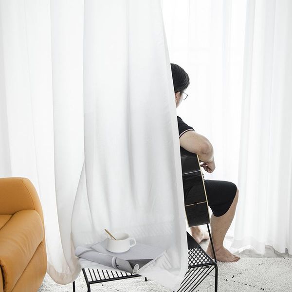 

modern curtains for living dining room bedroom simple embroidery curtain white tulle character window & drapes