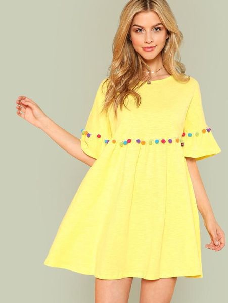 

summer fashion casual women short sleeve pregnant maternity dress flower clothes pregnancy yellow dresses, White