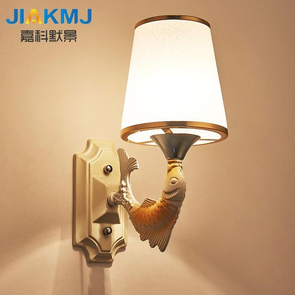 

wall lamps modern minimalist creative bedroom bedside living room american led sconces aisle stairs retro animal