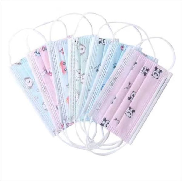 

mask disposable three-layer dust protection cartoon printed children's pack of 50