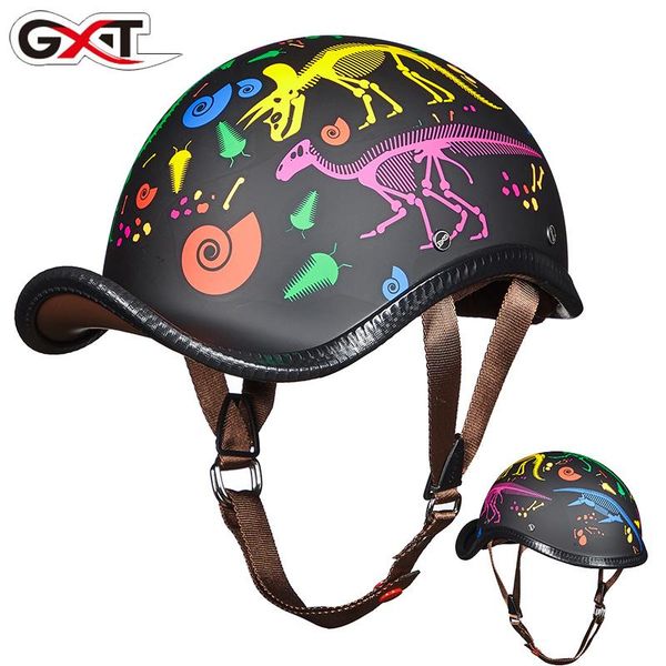 

motorcycle helmets gxt retro vintage helmet summer breathable moto open face scooter biker motorbike racing riding