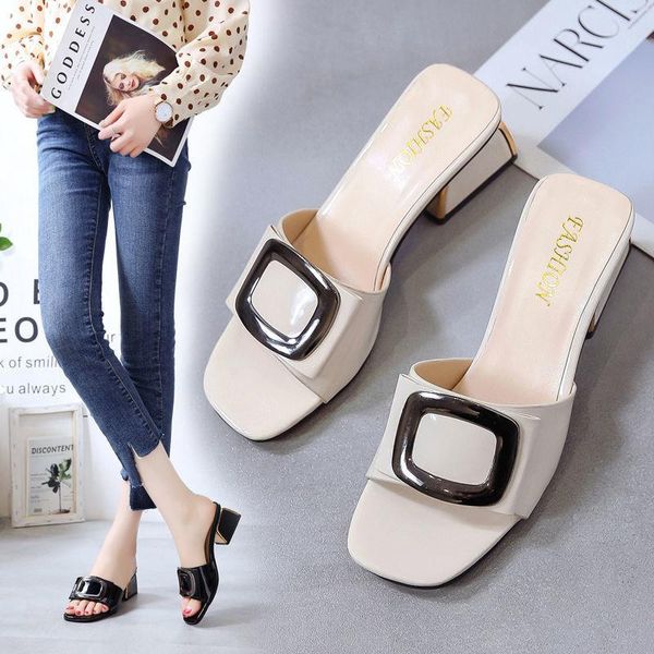 

sandals for women slippers to wear out in summer, Black