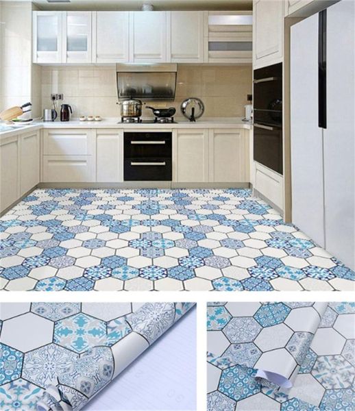 

window stickers thicken floor bathroom kitchen wallpaper living room background wall self-adhesive non-slip wear-resistant pvc