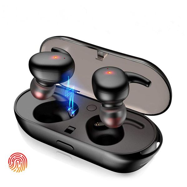 

y30 tws wireless earbuds blutooth 5.0 binaral touch headphone earphones noise cancelling headset hifi 3d stereo sound music in-ear earbud fo
