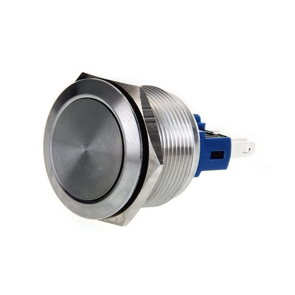 

smart home control push button push-button switch stainless steel 22 mm silver