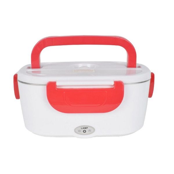 

dinnerware sets electric lunch box with spoon portable heating heater rice container for office car drop