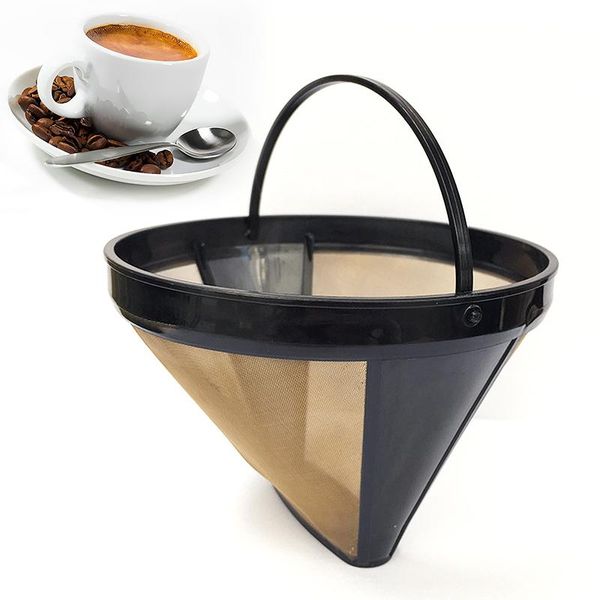 

coffee filters stainless steel filter holder reusable dripper baskets