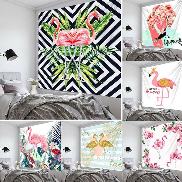 

tapestries flamingo wall hanging tapestry beautiful natural forest for bedroom college dorm decoration art camping mat beach throw rug