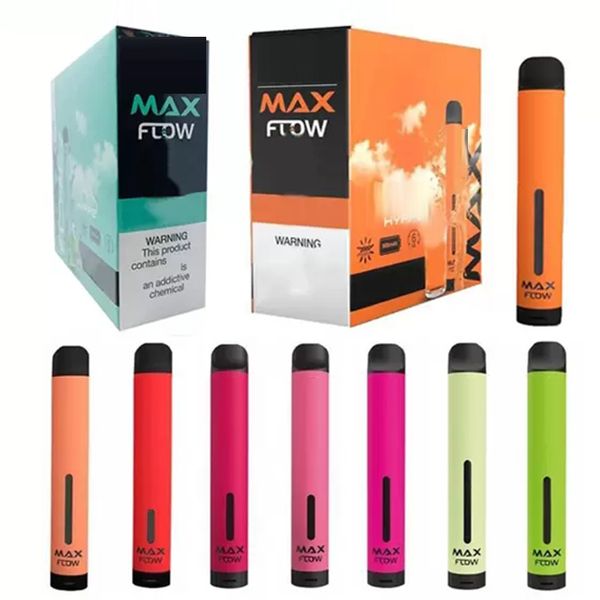 

hyppe max flow battery disposable pod device 2000 puffs 6ml vape 900mah battery 16 colors e cigarettes prefilled cartridge pen vaporizer kit