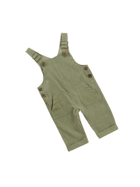 

jumpsuits baby boys suspender pants with buttons, loose fit solid color trousers pockets, toddler adjustable buckle outfit, Blue