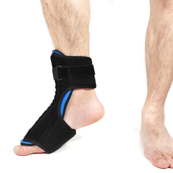 

ankle support brace protector splint bandage for arthritis pain relief guard foot sprain orthosis n, Blue;black