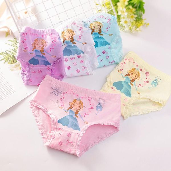 

panties 2-16y baby girls underwear child cotton soft breathable teenage pink cartoon print briefs boxers 5pc/lot, Camo