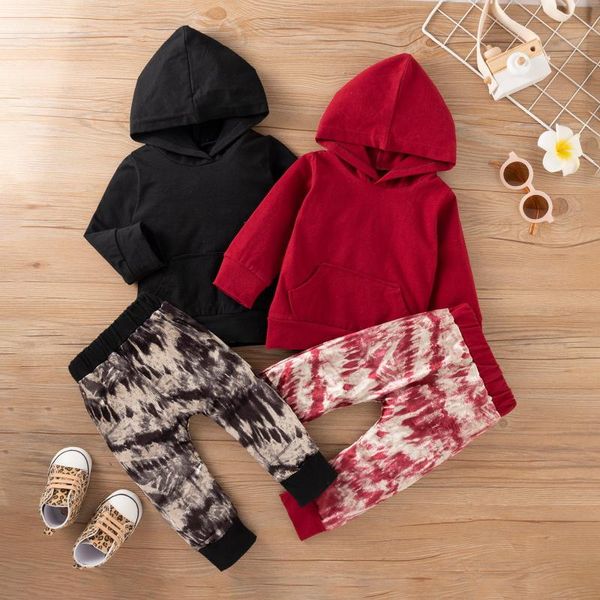

clothing sets autumn winter baby boys girls solid hoodie sweatshirt + pants outfits set born infant girl clothes children suits, White