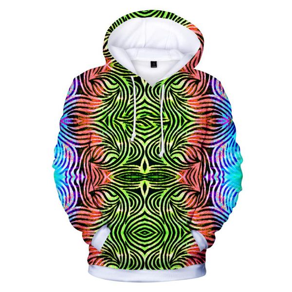 

men's hoodies & sweatshirts 2021 creative 3d hoodie men women tie dye pattern fashion hip hop casual xxs-4xl oversized loose pullovers, Black