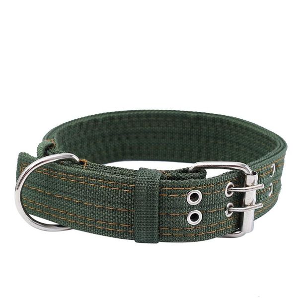 

dog collars & leashes large pet collar thickened widening metal buckle comfortable outdoor training adjustable quick released