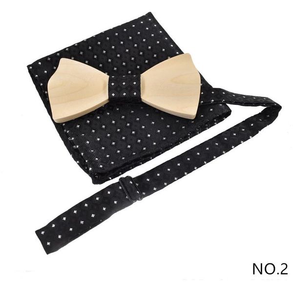 

neck ties men's wooden bow tie set handmade wood bowtie with box, Blue;purple