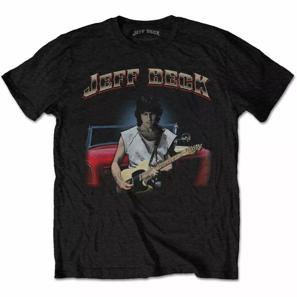 

jeff beck guitar and motor authorized men t-shirt, White;black