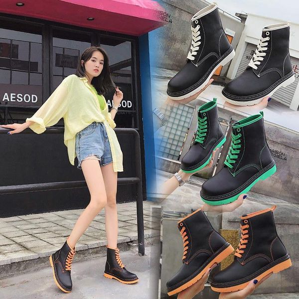 

boots botas mujer black shoes women 2021 autumn fashion brand ladies footware cross-tied female ankle back straps1