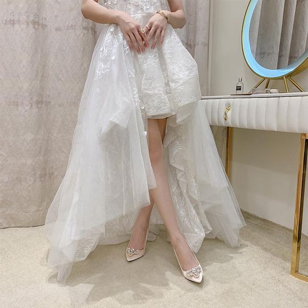 

dress shoes small size 32 white bridal wedding female pumps high heels champagne gold banquet stiletto, Black