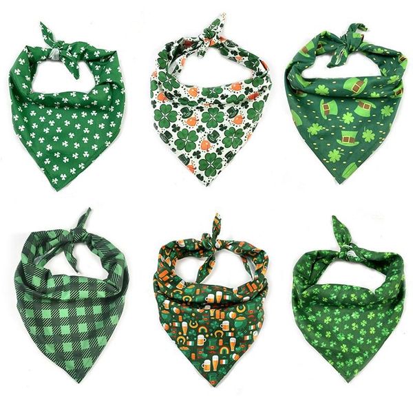 

cat collars & leads 6pcs/lot donut pattern pet dog scarf bibs triangle summer bandana for puppy