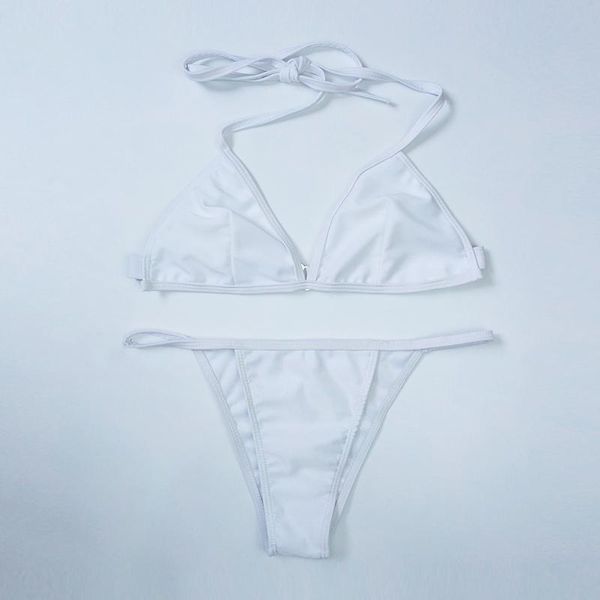 

bikini suit bandage solid color brazilian swimsuit two-piece padded t-suit one-piece suits