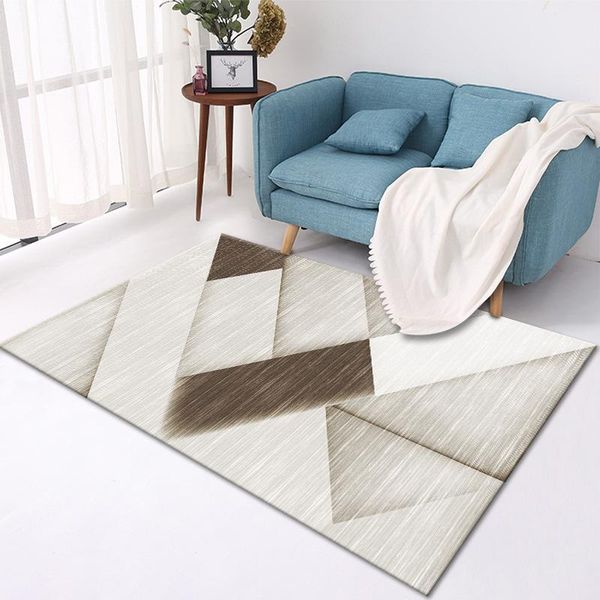 

carpets rectangle carpet room decor home aesthtic modern abstract geometric luxury nordic rugs living anti-slip macron color ins
