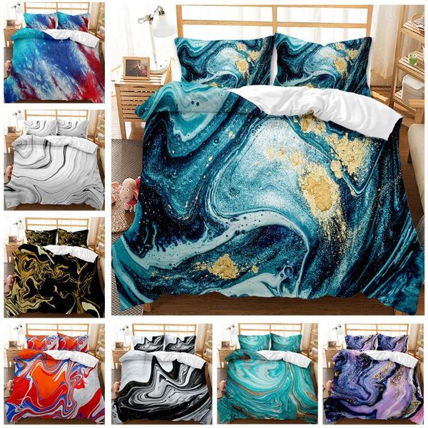 

bedding sets art texture painting 3d print comforter  twin single size duvet cover set pillowcase home textile luxury