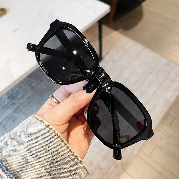 

outdoor eyewear oloey sunglasses women large square pc female fashion trendy brand designer men's black camping hiking uv400 okulary
