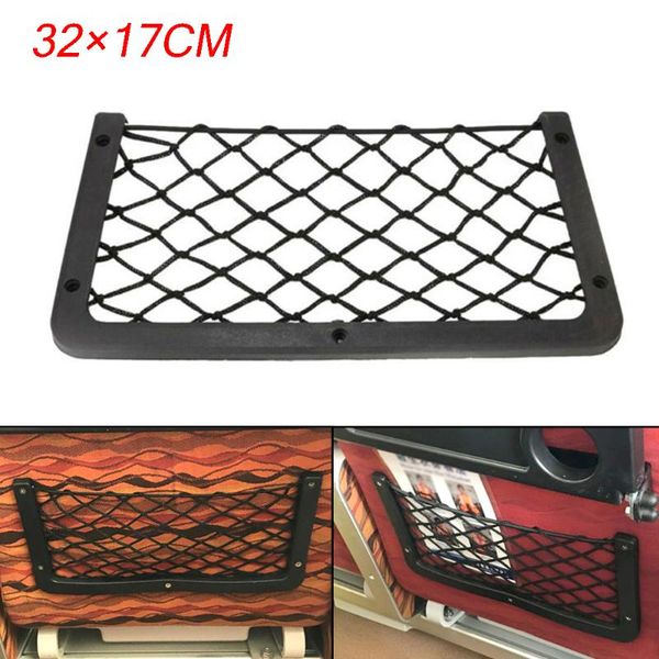 

car organizer 32*17cm storage net black pocket stuff widely use durable large