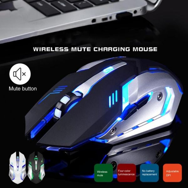 

gaming mouse high speed 6 buttons 2.4ghz portable silent wireless for office mice