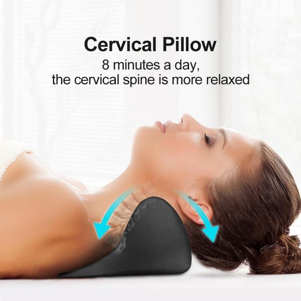 

pillow multi-effect cervical traction protecting spine single hard neck massage